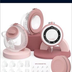 Momcozy Breast Pump Set With Lactation Massager Like New